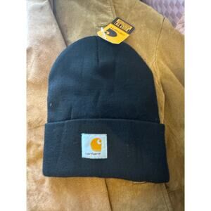 Black Carhartt Beanie NWT